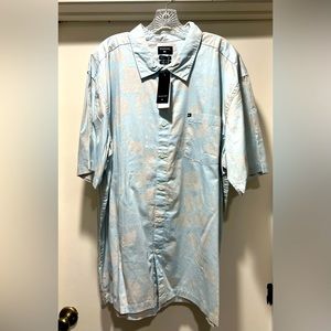NWT Men’s Quiksilver Aloha Button Down Shirt